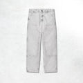 Carhartt WIP Double Knee Pant: Black Chalk Wash