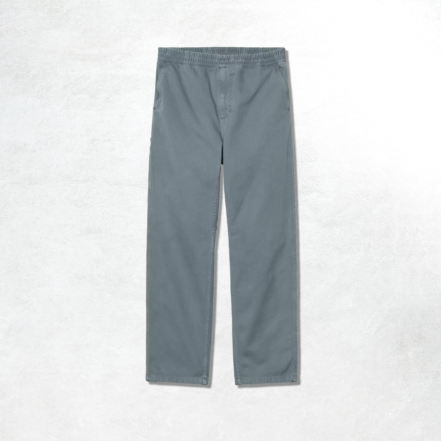 Carhartt WIP Flint Pant: Cozy Blue Garment Dyed