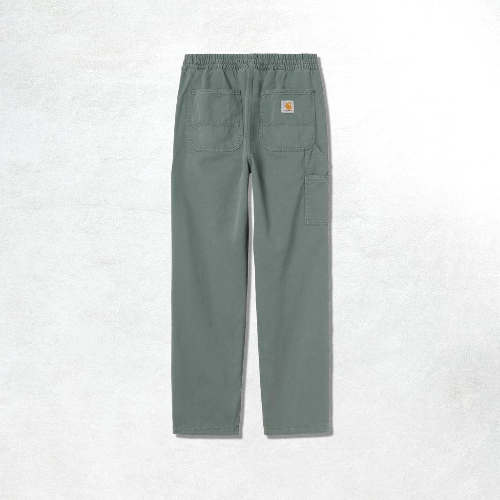 Carhartt WIP Flint Pant: Velvet Green Garment Dyed