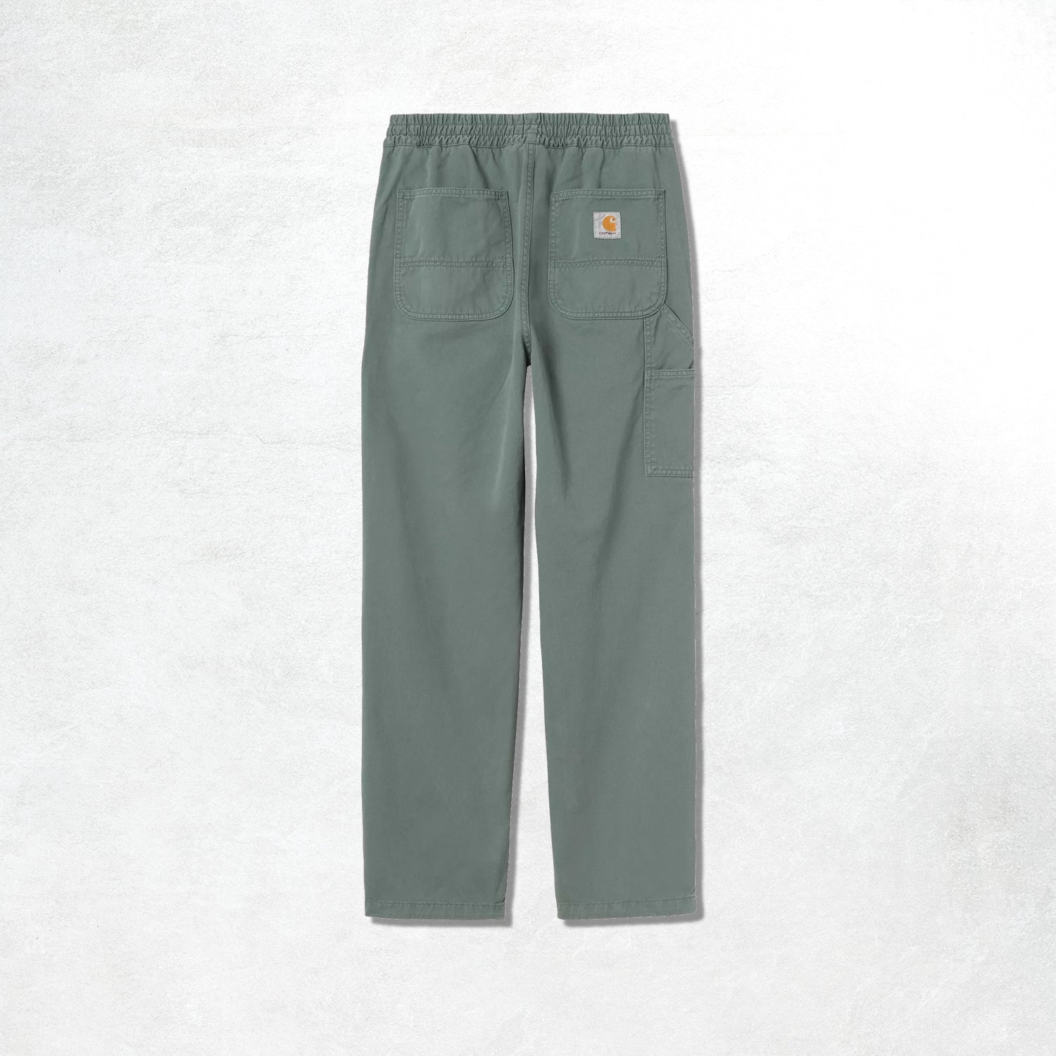 Carhartt WIP Flint Pant: Velvet Green Garment Dyed