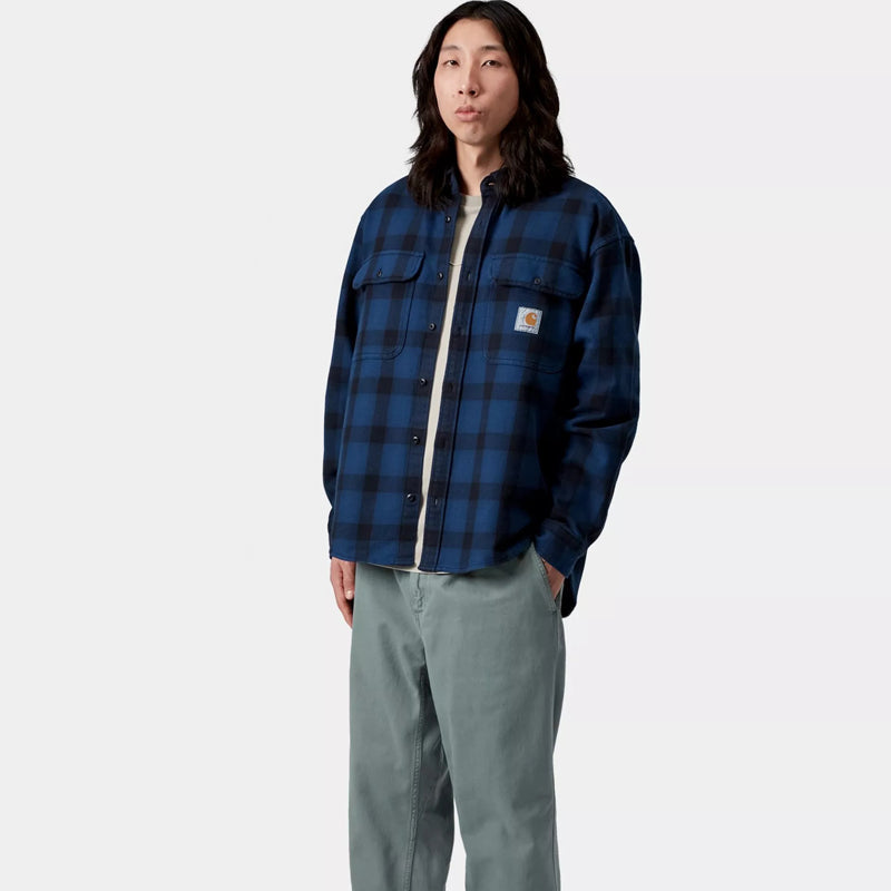 Carhartt WIP Flint Pant: Velvet Green Garment Dyed
