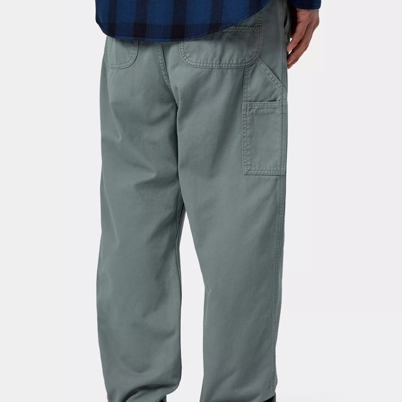 Carhartt WIP Flint Pant: Velvet Green Garment Dyed
