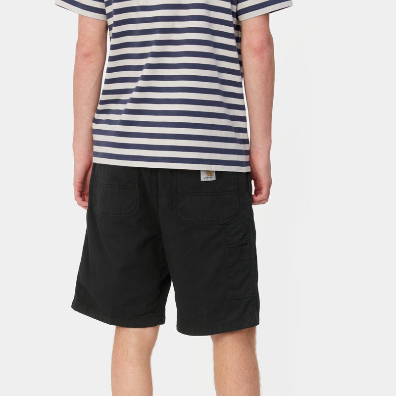 Carhartt WIP Flint Short: Black