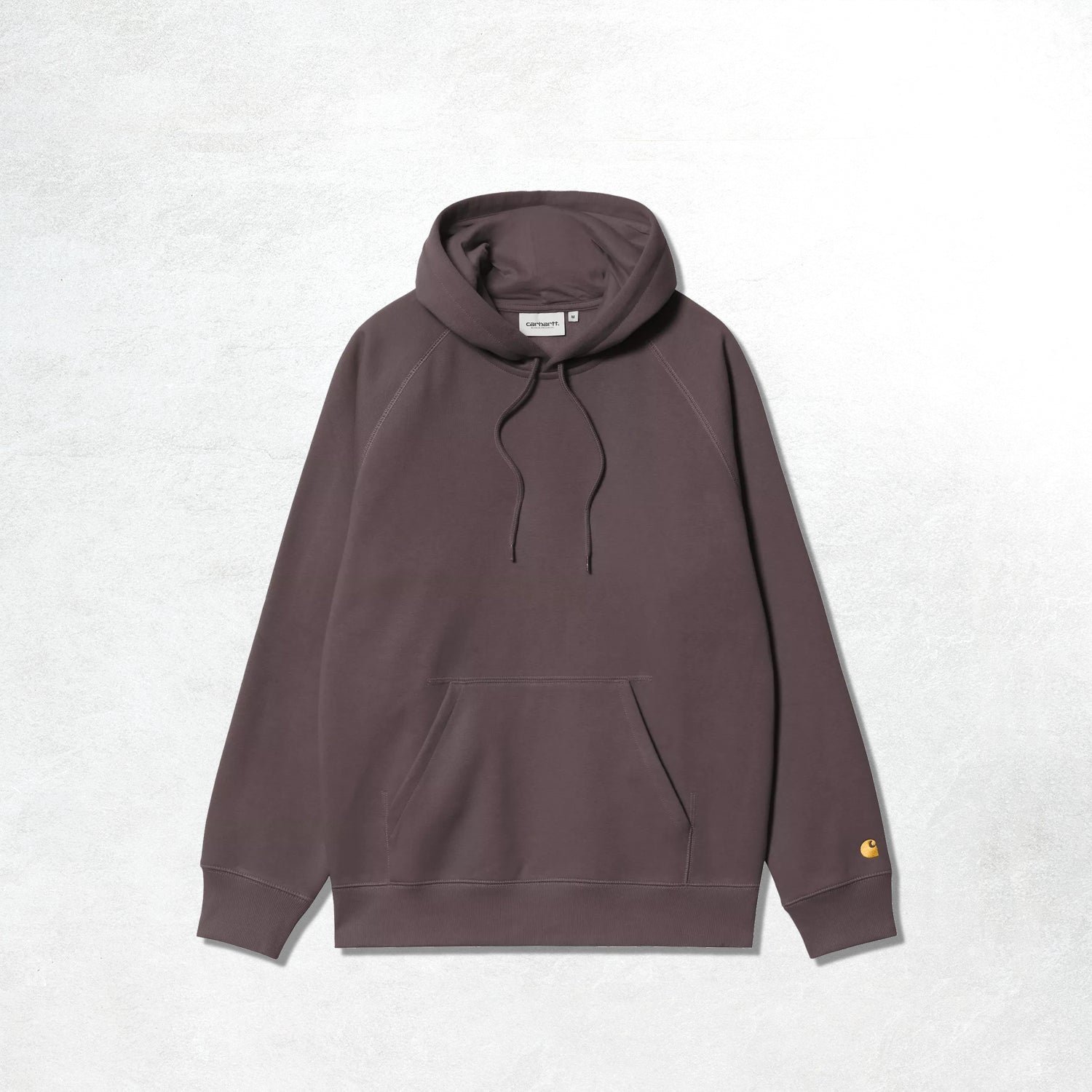 Carhartt WIP Hooded Chase Sweat: Shale / Gold