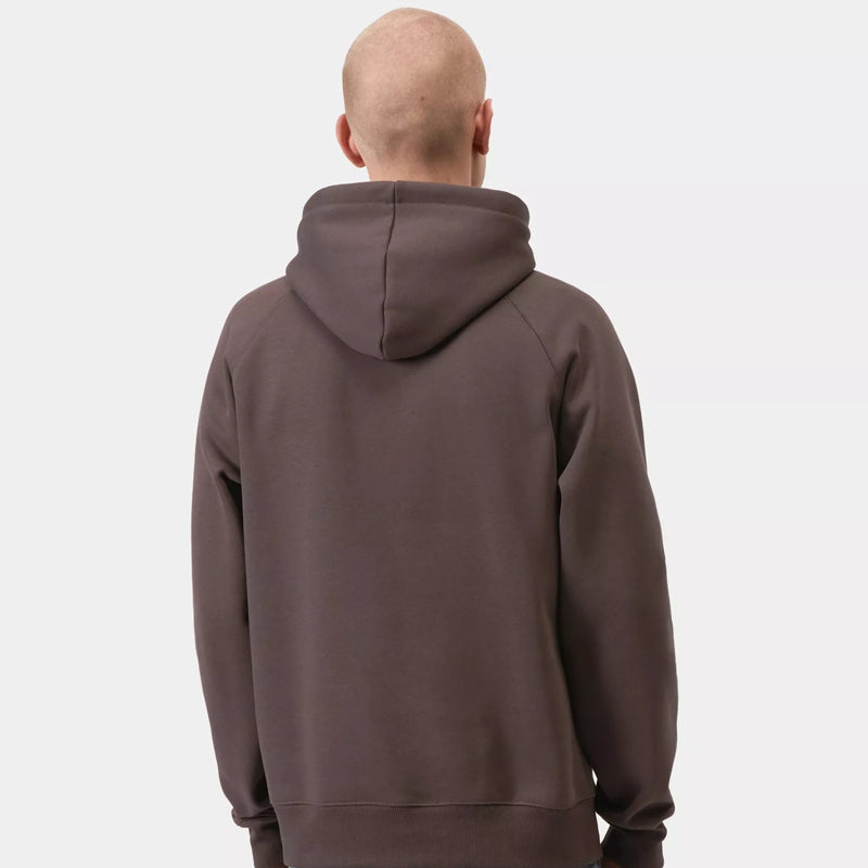 Carhartt WIP Hooded Chase Sweat: Shale / Gold