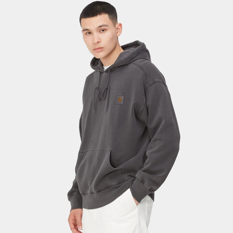 Carhartt WIP Hooded Nelson Sweat: Black