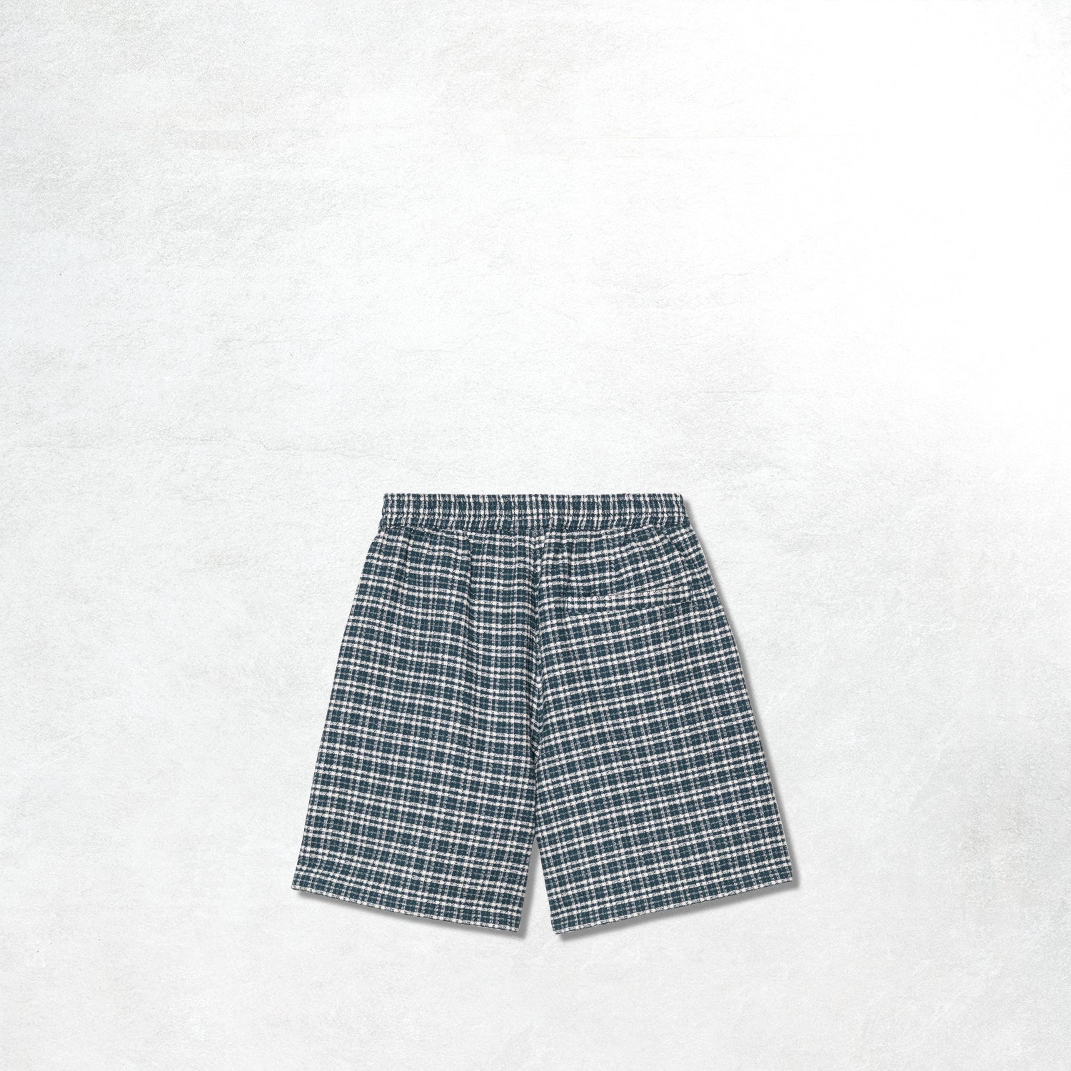 Carhartt WIP Kander Short: Kander Check, Blue River