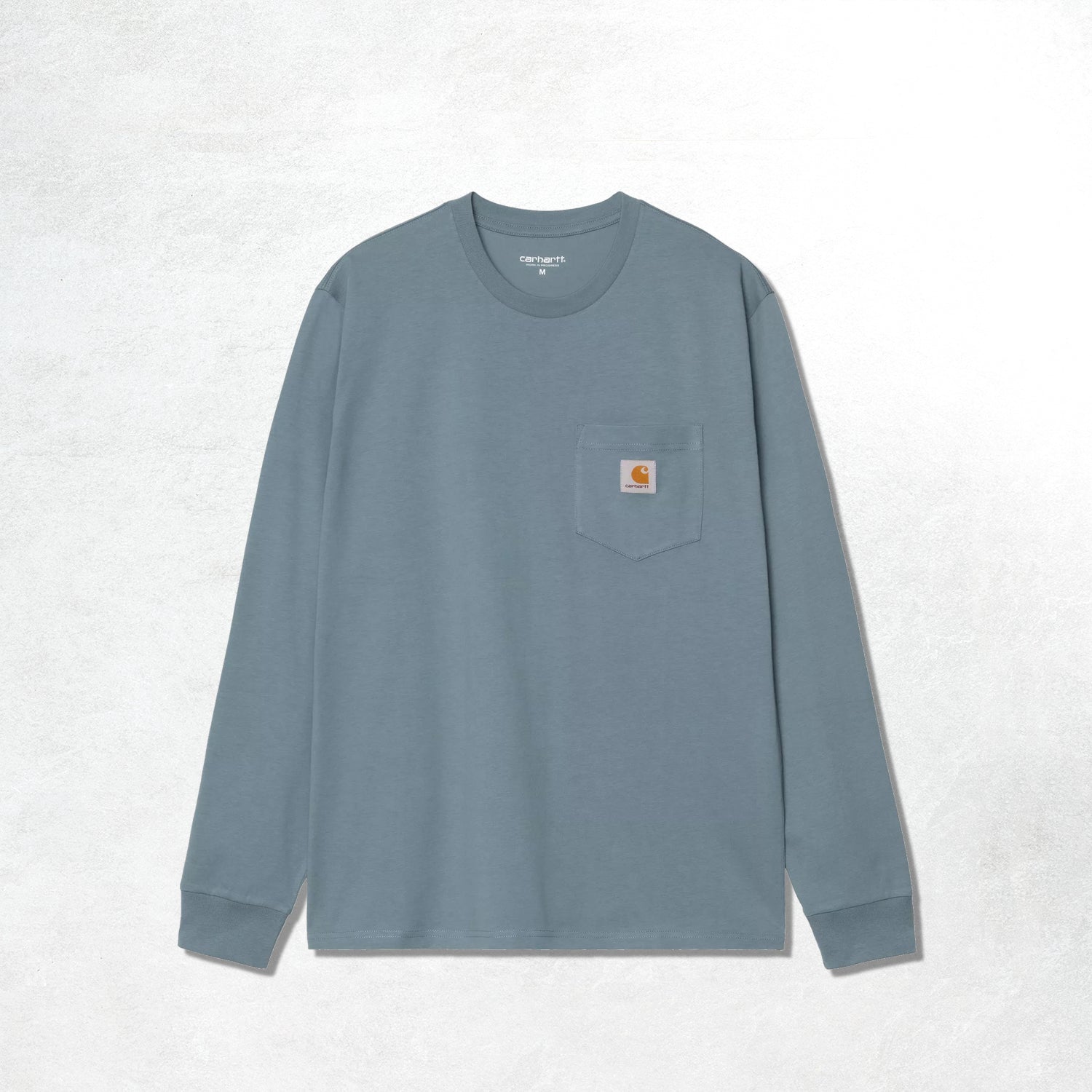 Carhartt WIP L/S Pocket T-Shirt: Velvet Blue