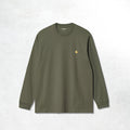 Carhartt WIP L/S Chase T-Shirt: Leaf / Gold