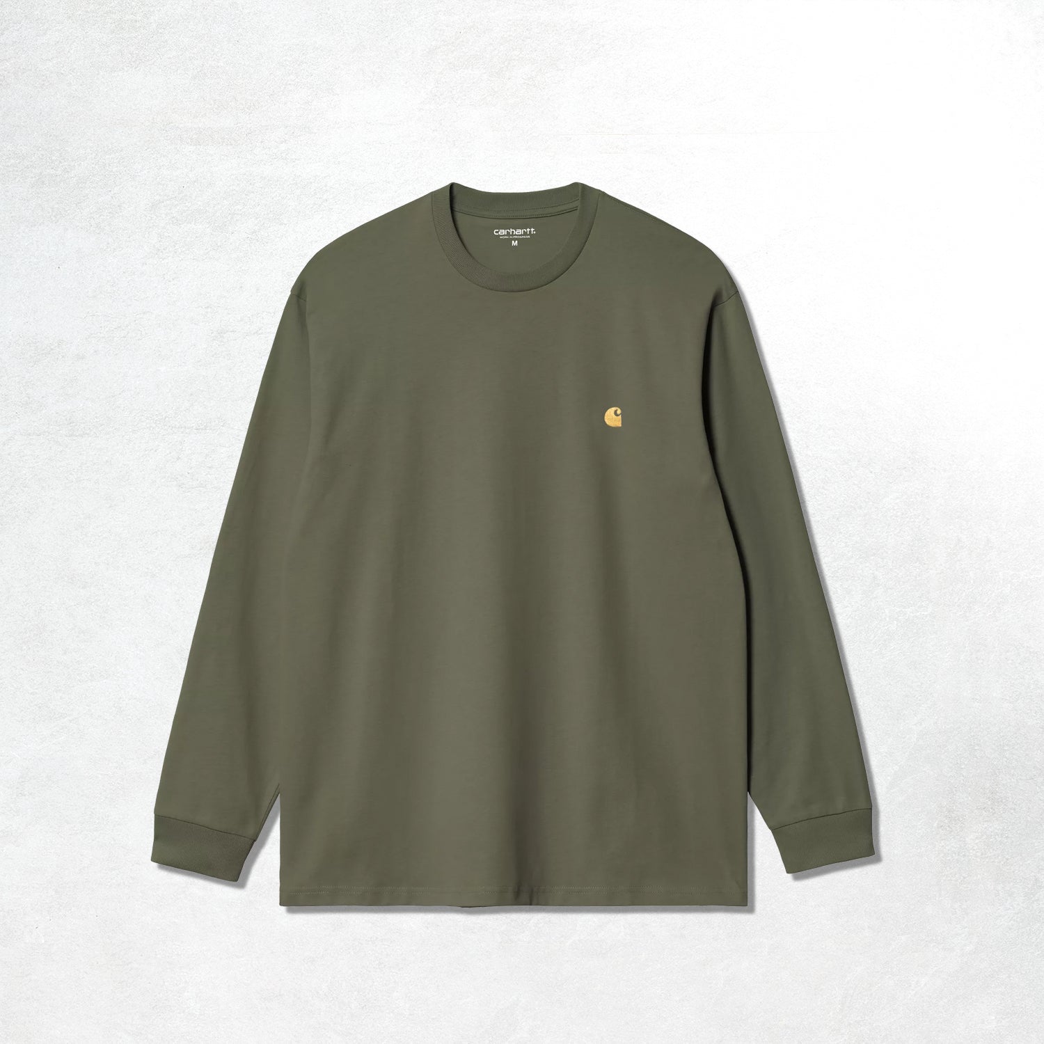 Carhartt WIP L/S Chase T-Shirt: Leaf / Gold