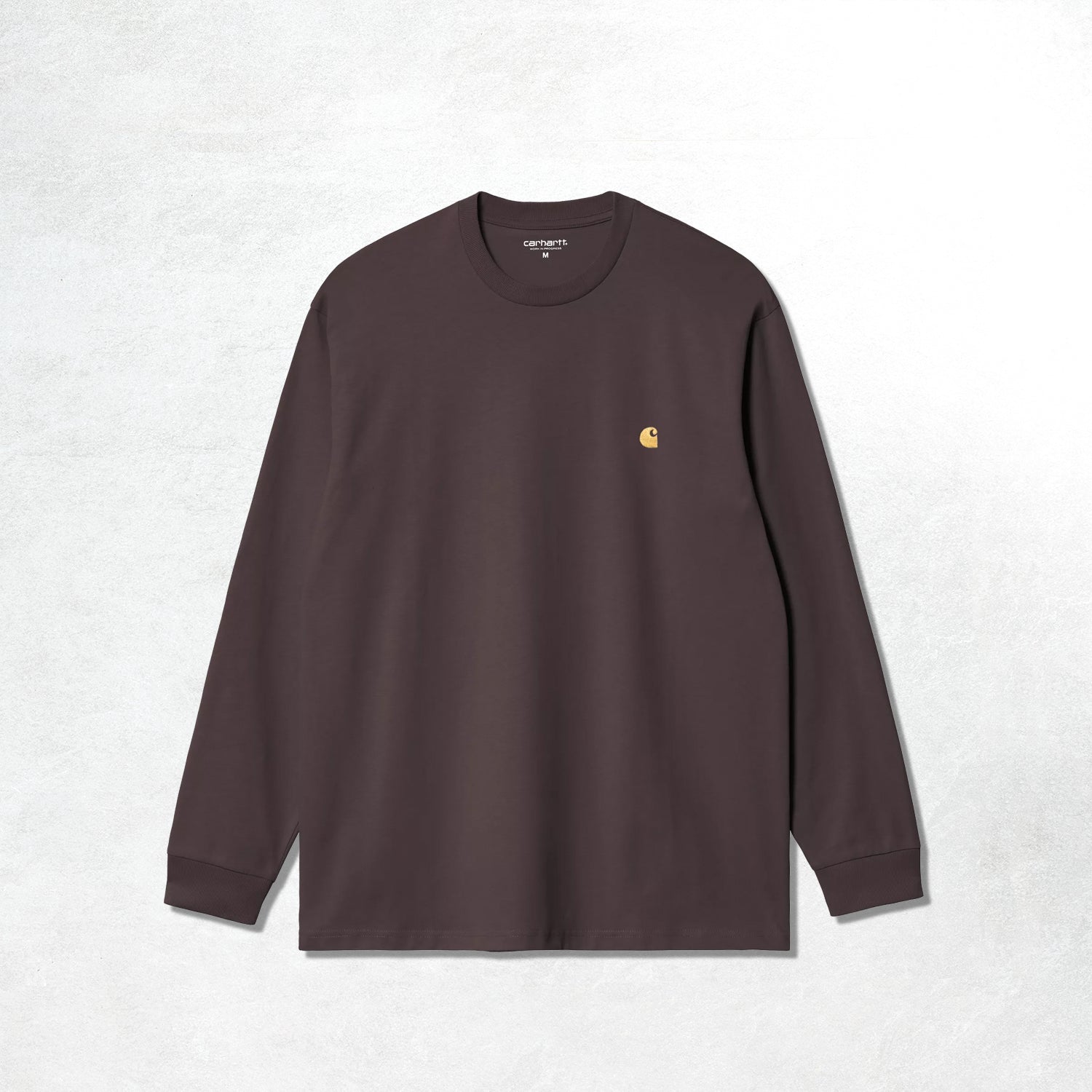 Carhartt WIP L/S Chase T-Shirt : Shale / Gold