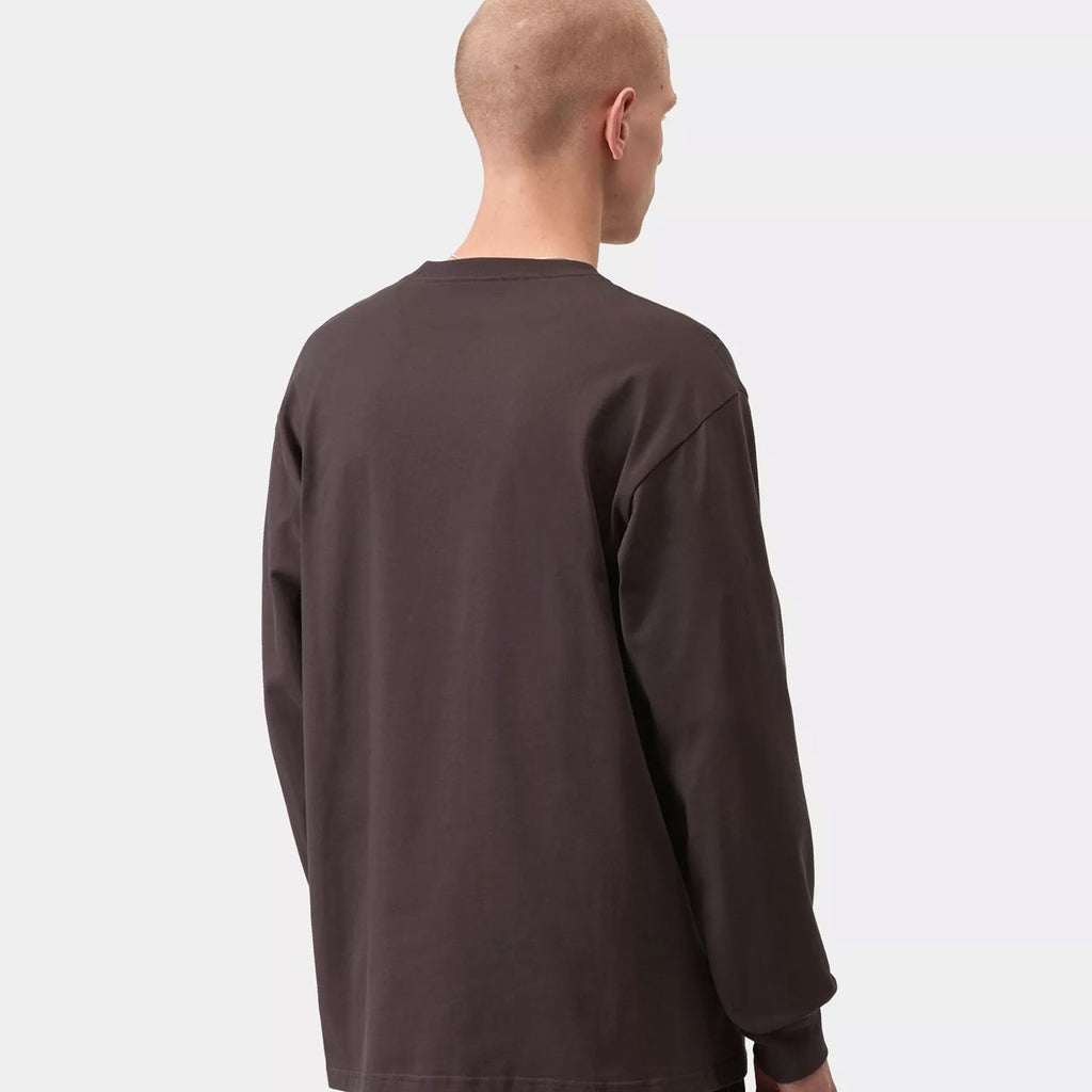 Carhartt WIP L/S Chase T-Shirt : Shale / Gold