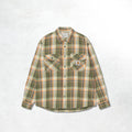 Carhartt WIP L/S Tunick Shirt: Tunick Check, Dollar Green