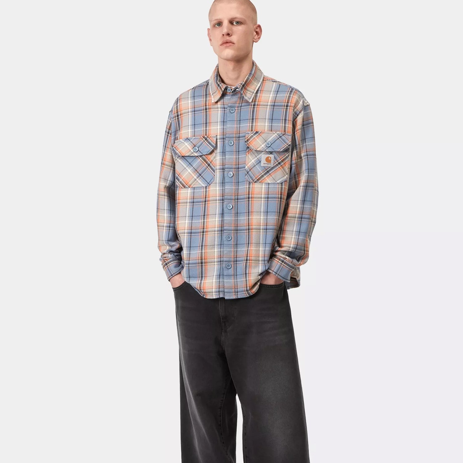 Carhartt WIP Landon Pant: Black Worn Bleached