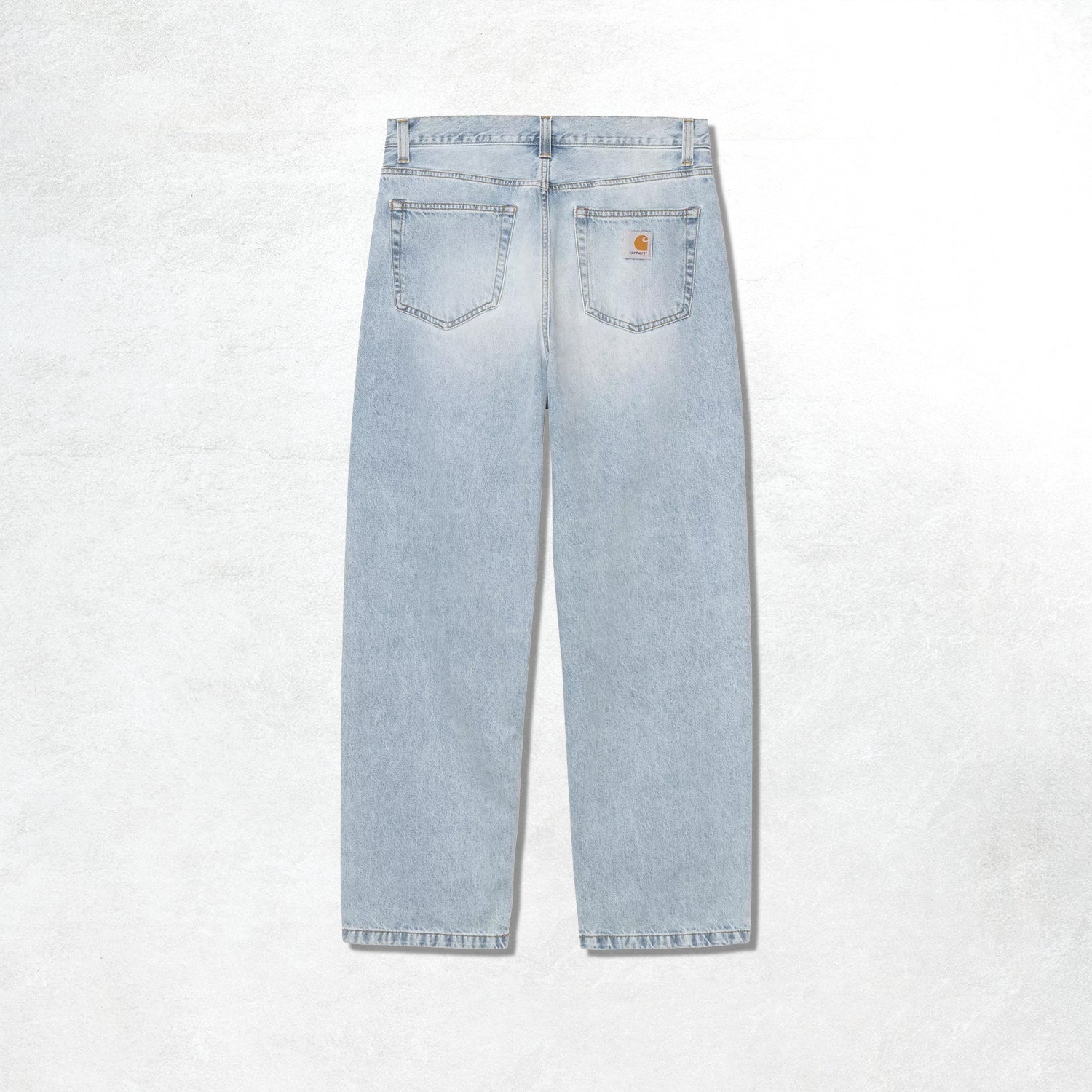Carhartt WIP Landon Pant: Blue Heavy Worn Bleached