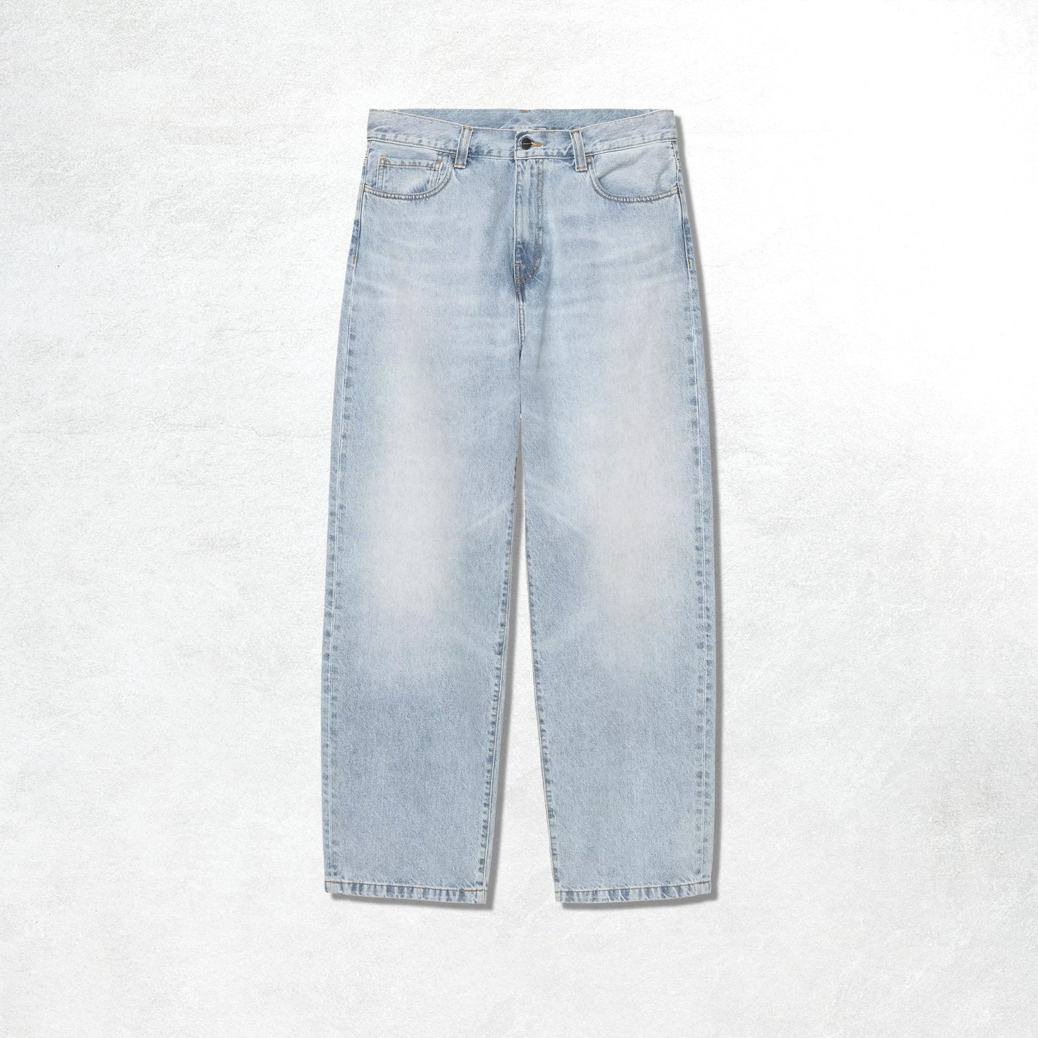 Carhartt WIP Landon Pant: Blue Heavy Worn Bleached