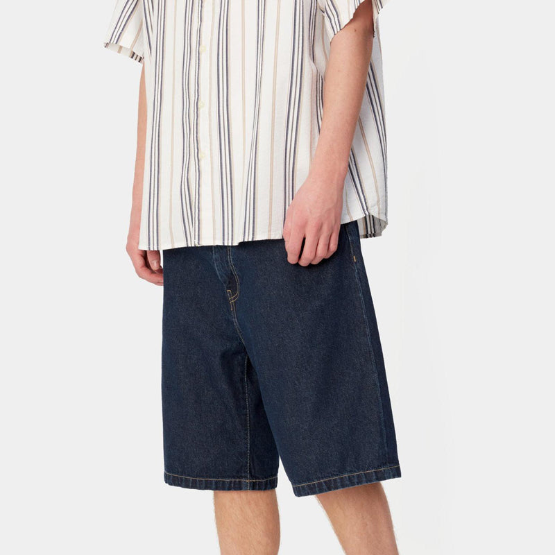 Carhartt WIP Langdon Short: Blue Stone Wash
