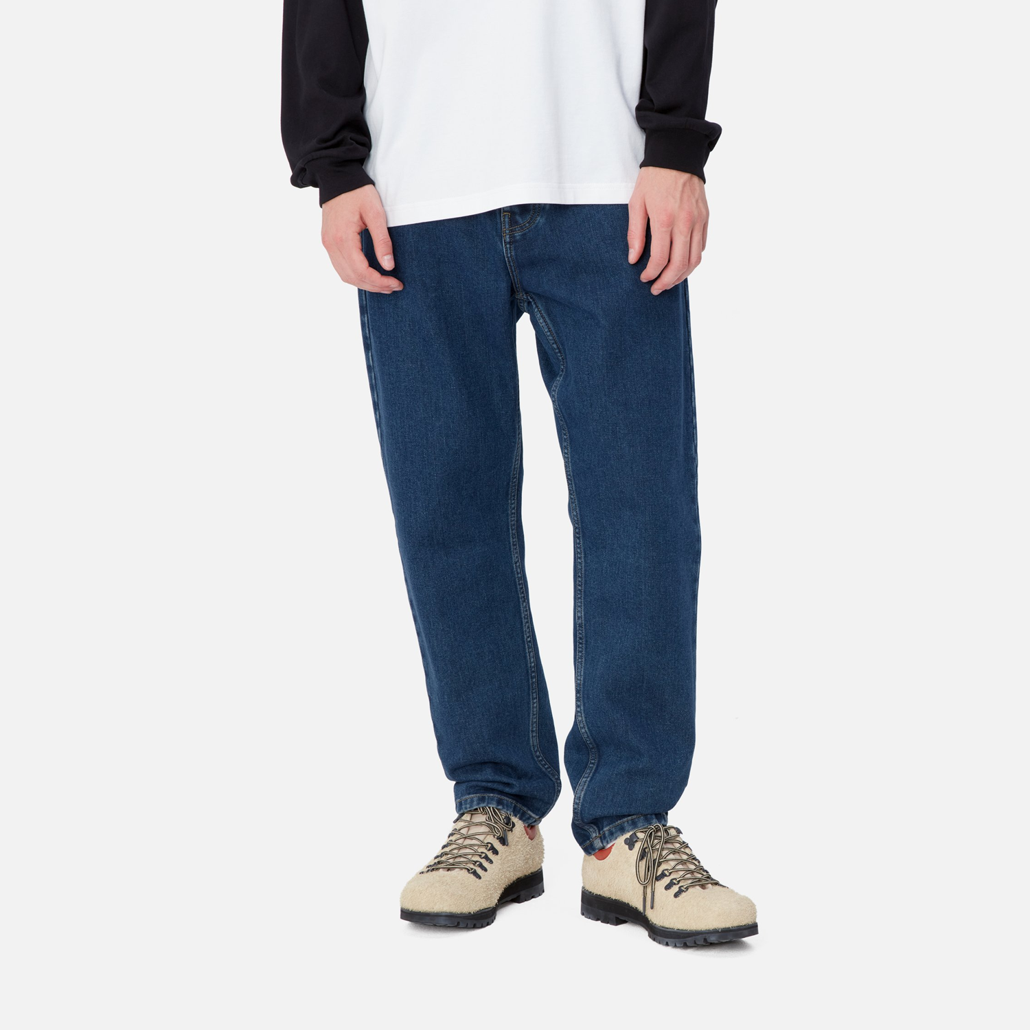 Carhartt WIP Newel Pant: Blue Stone Wash