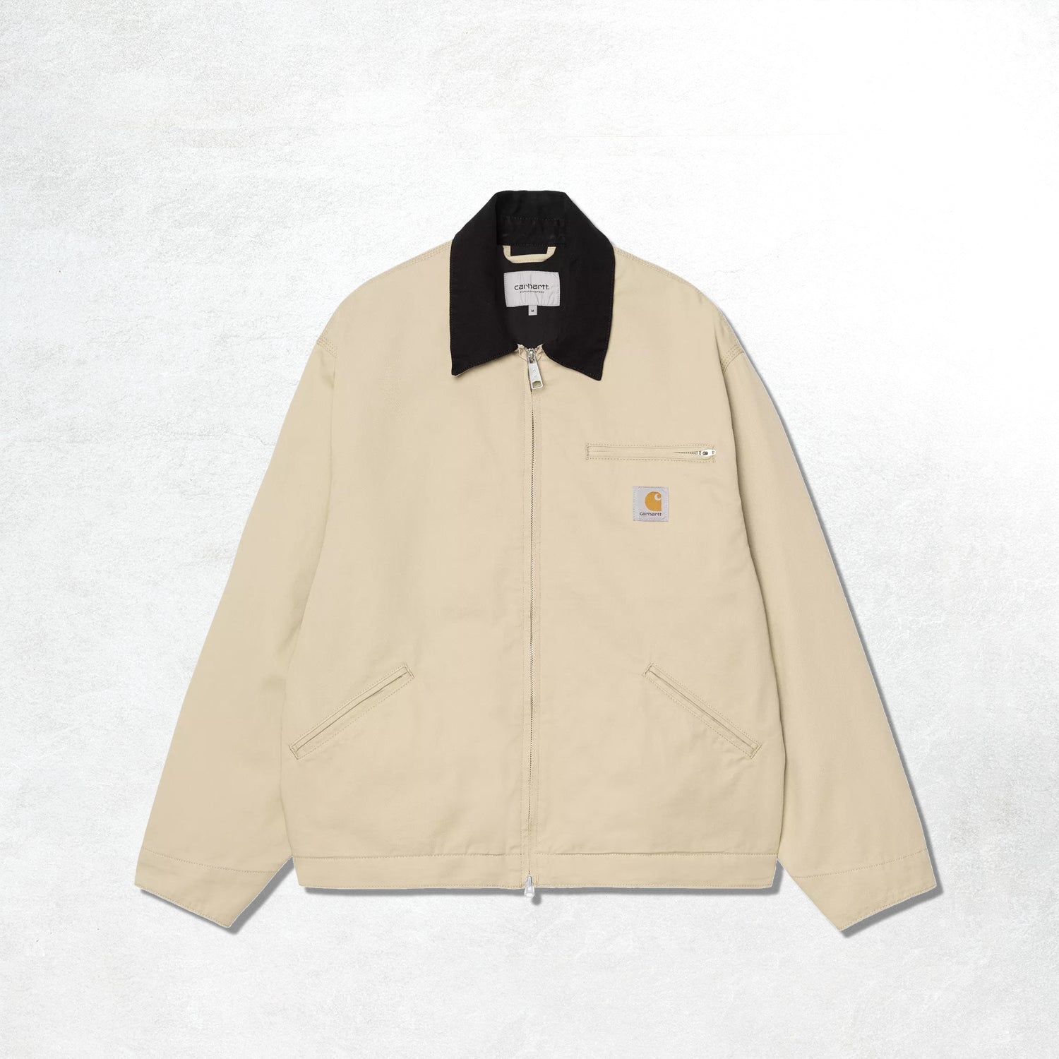 Carhartt WIP OG Detroit Jacket: Barchan / Black Rinsed