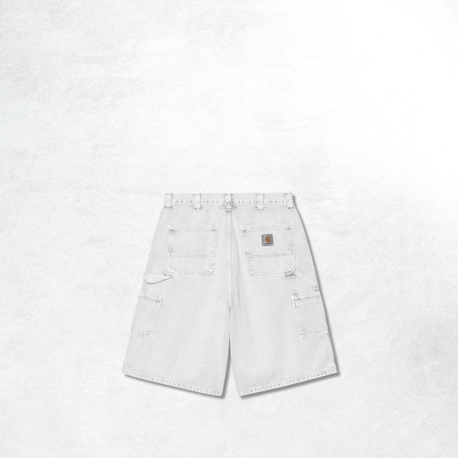 Carhartt WIP OG Single Knee Short: Shale Chalk Wash