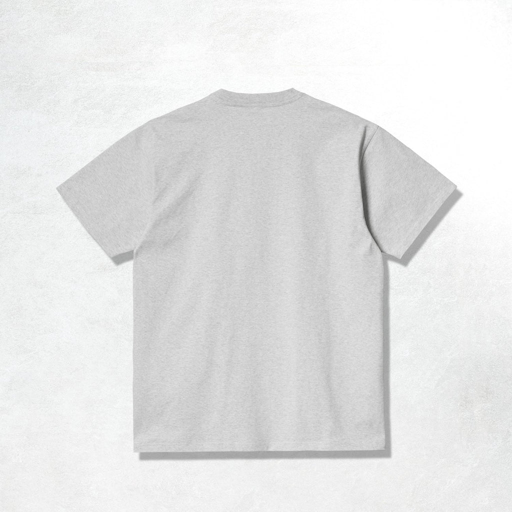 Carhartt WIP S/S American Script T-Shirt: Ash Heather