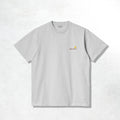 Carhartt WIP S/S American Script T-Shirt: Ash Heather