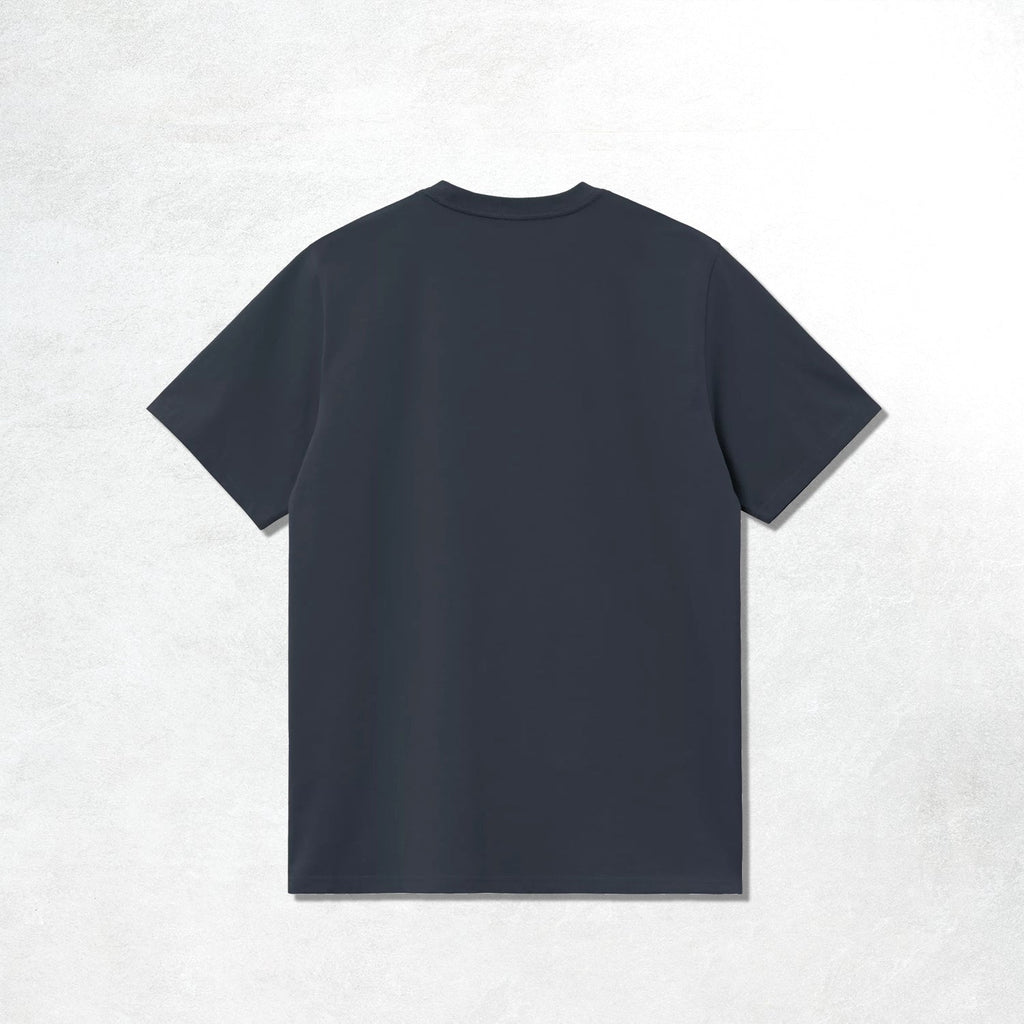 Carhartt WIP S/S American Script T-Shirt: Deep Night