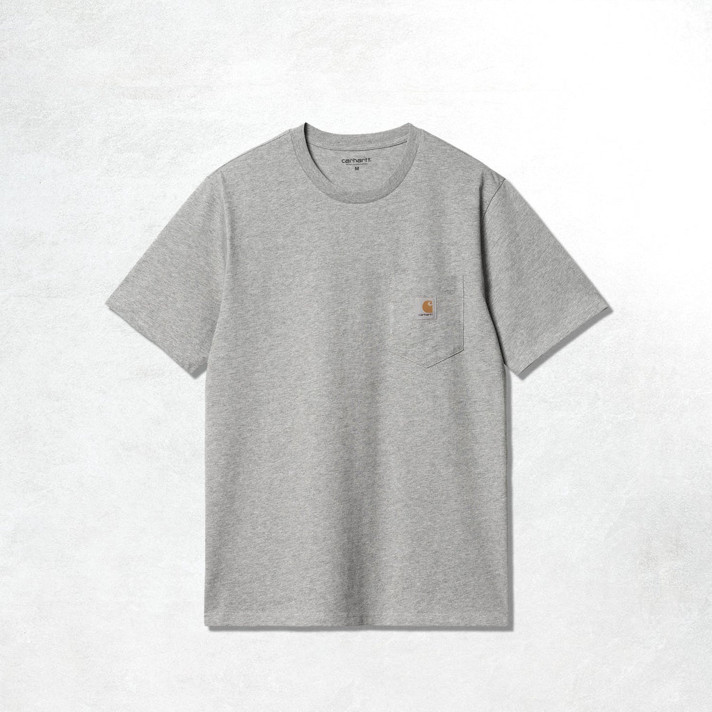 Carhartt WIP S/S Pocket T-Shirt : Grey Heather