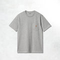 Carhartt WIP S/S Pocket T-Shirt : Grey Heather