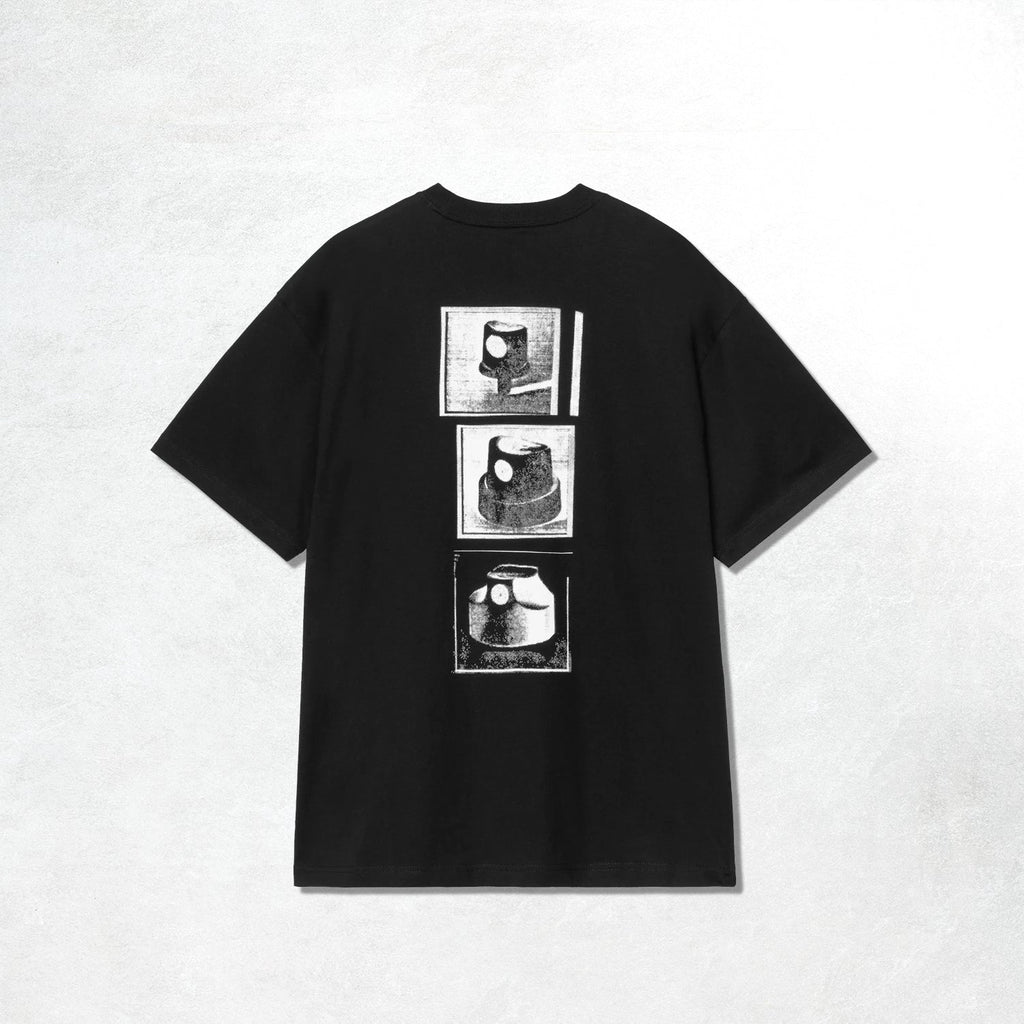 Carhartt WIP S/S Caps T-Shirt: Black