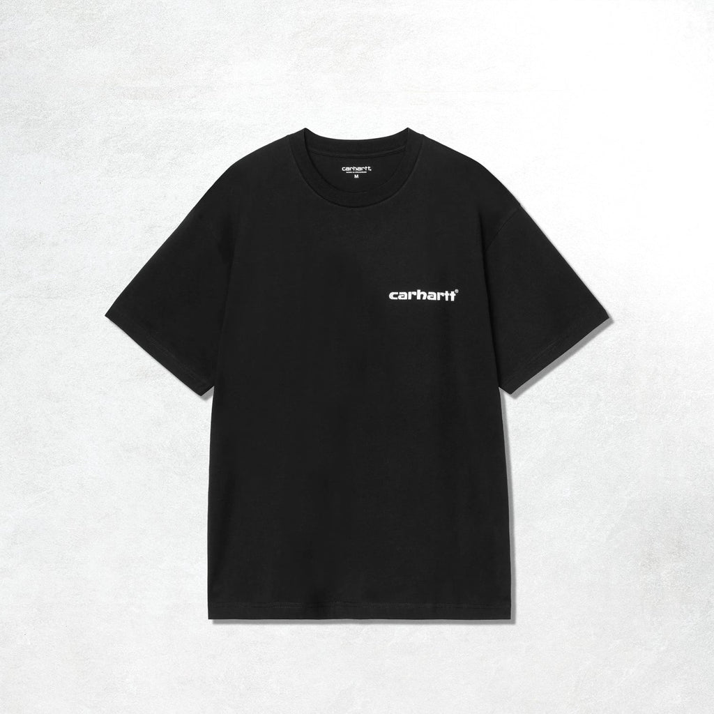 Carhartt WIP S/S Caps T-Shirt: Black