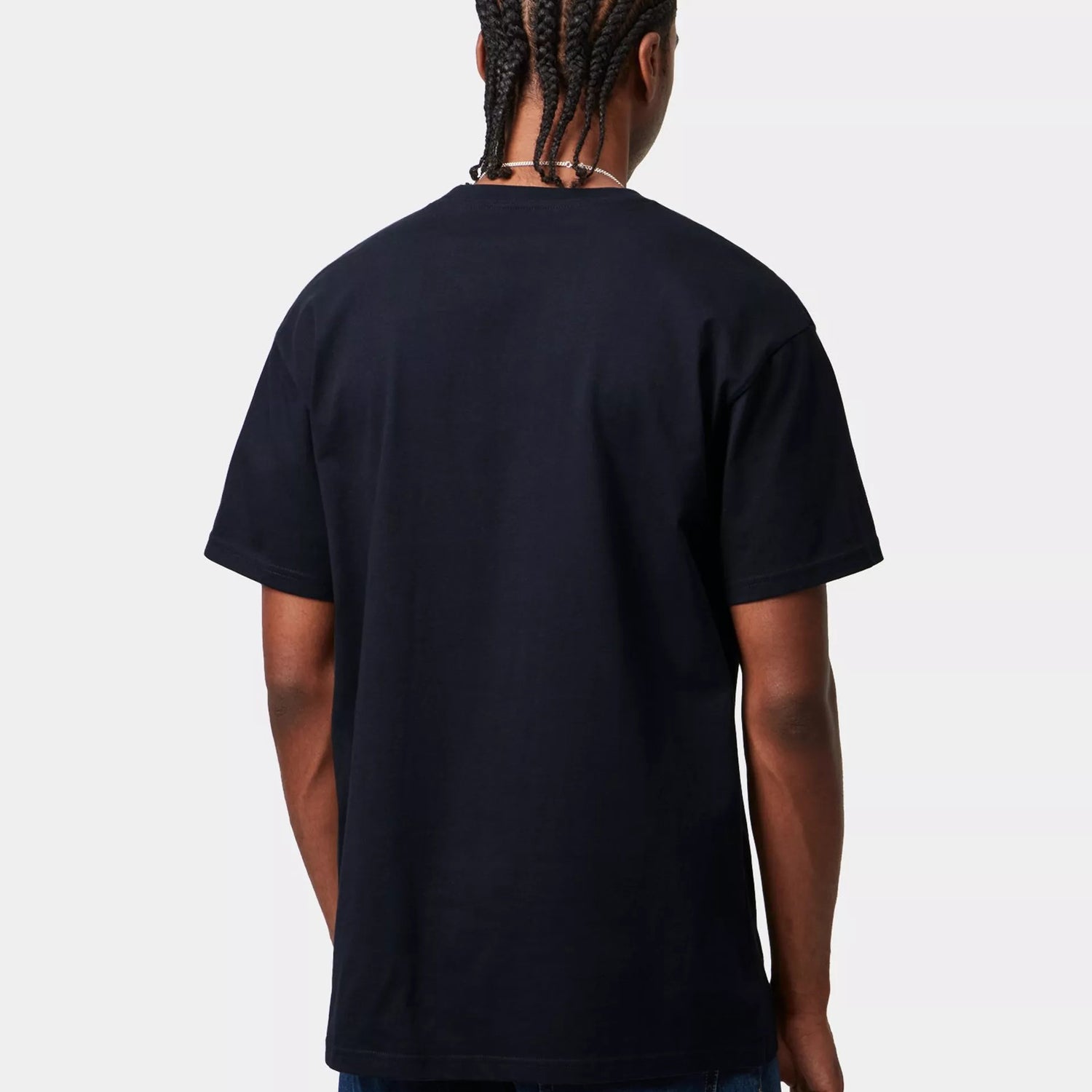 Carhartt WIP S/S Chase T-Shirt: Dark Navy / Gold