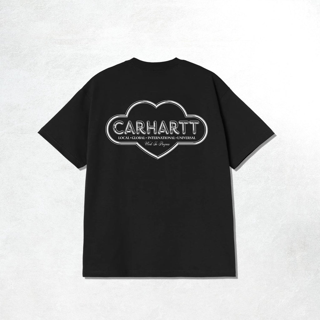 Carhartt WIP S/S Cloud Heart T-Shirt: Black