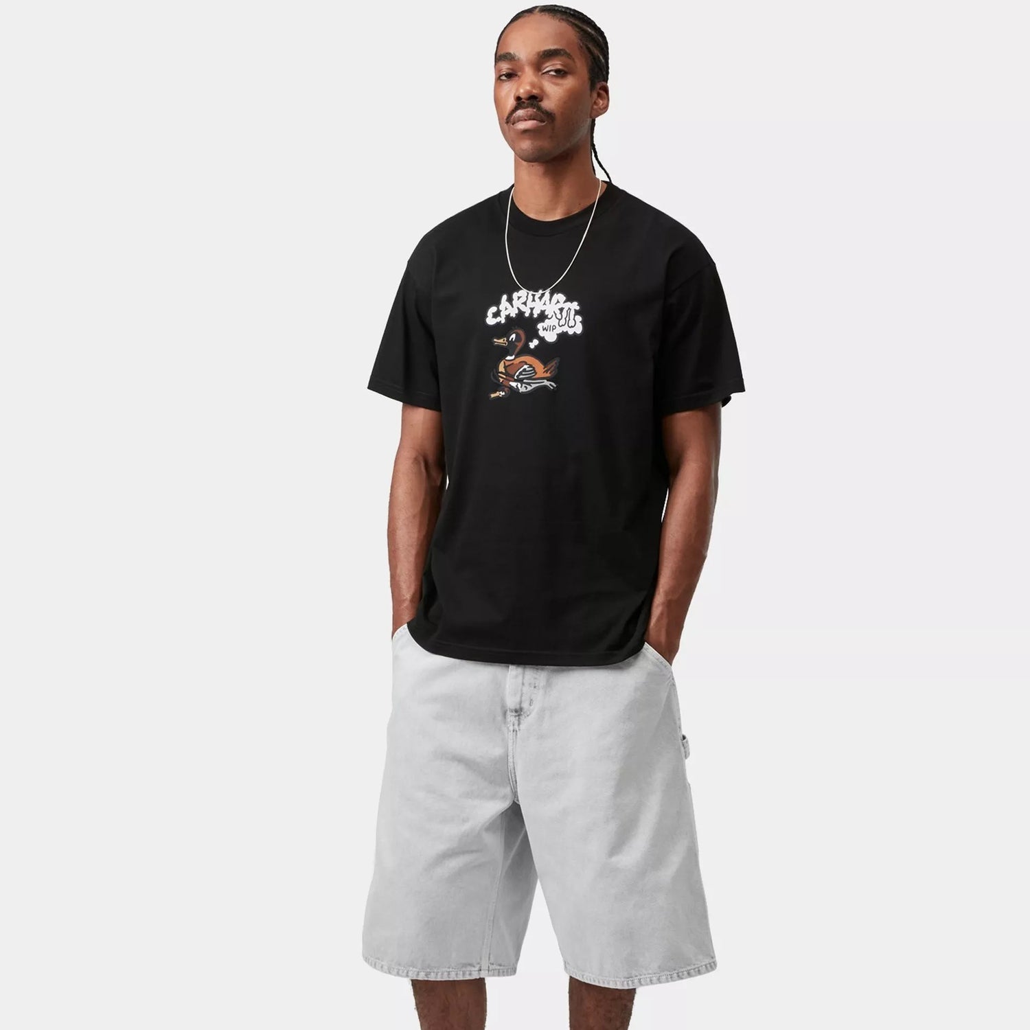 Carhartt WIP S/S Duck Duck T-Shirt: Black