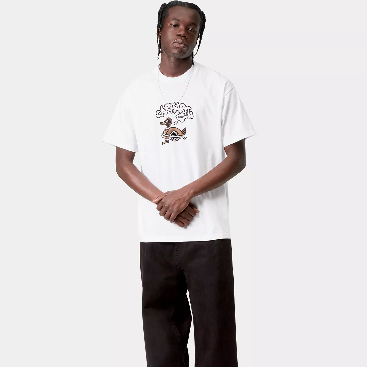 Carhartt WIP S/S Duck Duck T-Shirt: White