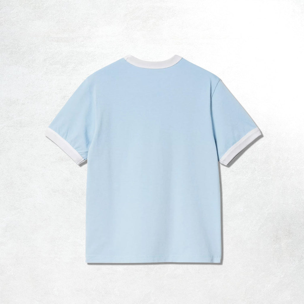 Carhartt WIP S/S Ip Ringer T-Shirt: Icaria / White