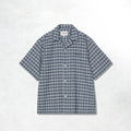 Carhartt WIP S/S Kander Shirt: Kander Check, Blue River