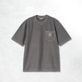Carhartt WIP S/S Loose Pocket T-Shirt: Black garment dyed