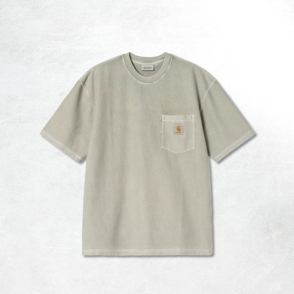 Carhartt WIP S/S Loose Pocket T-Shirt: Shady Green garment dyed