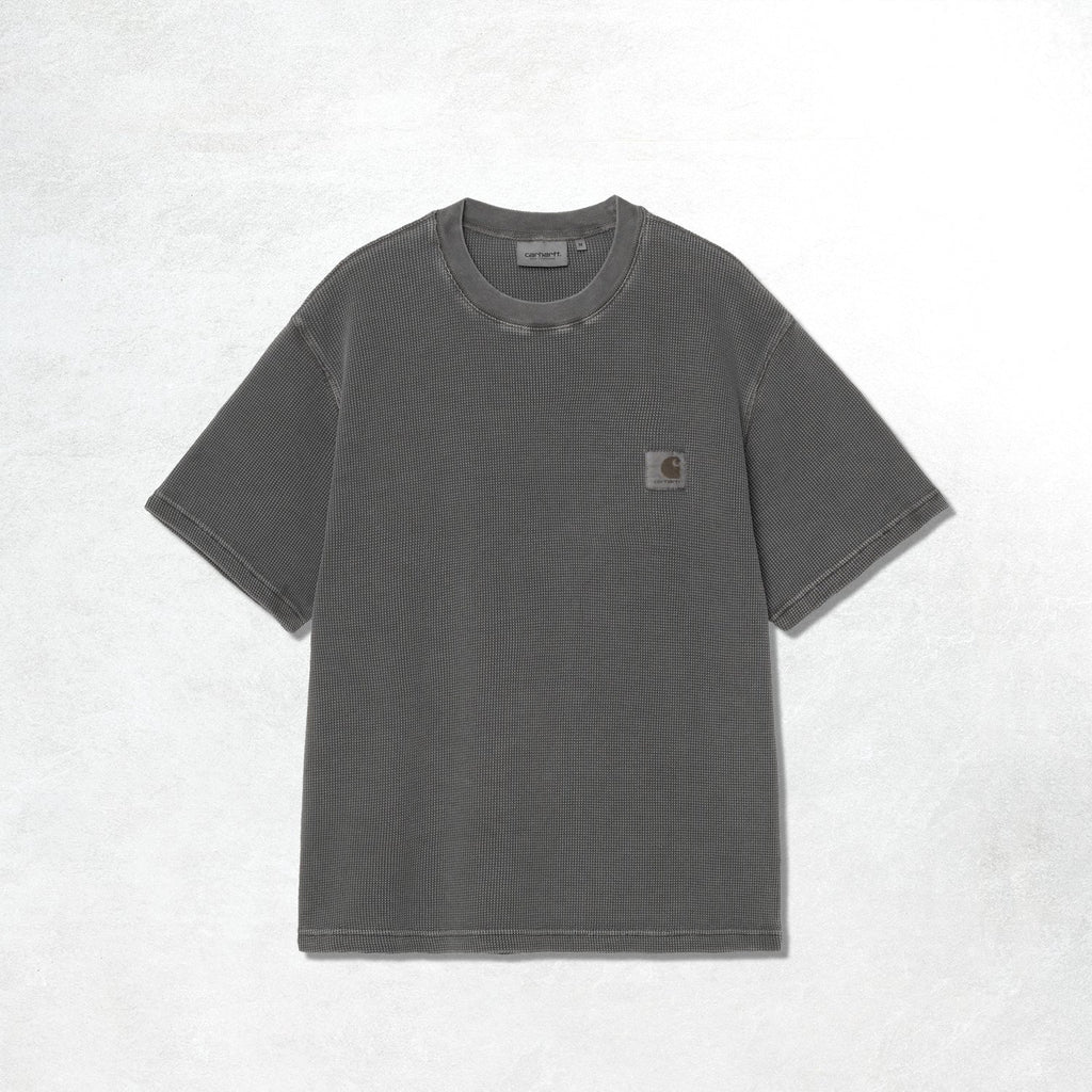 Carhartt WIP S/S Nelson Waffle T-Shirt: Black