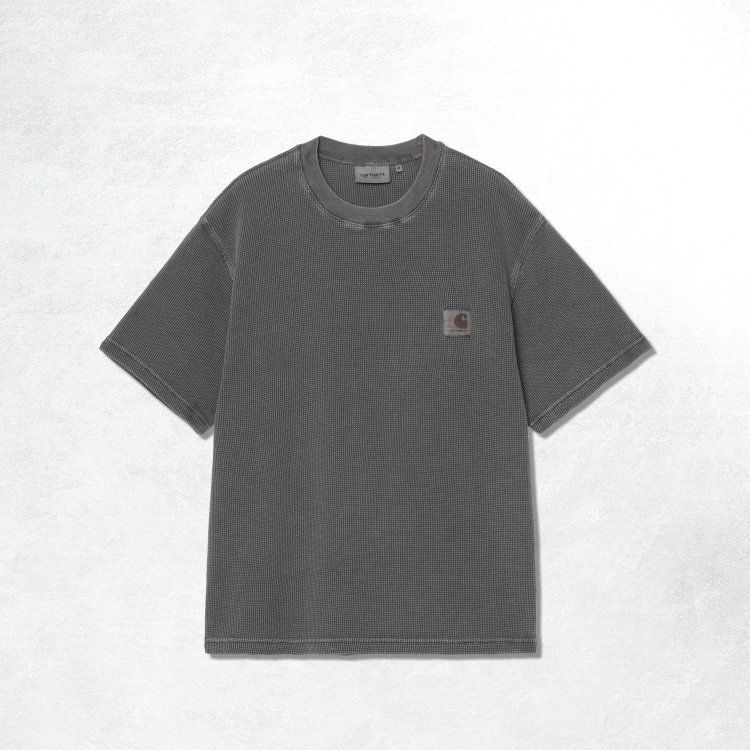 Carhartt WIP S/S Nelson Waffle T-Shirt: Black