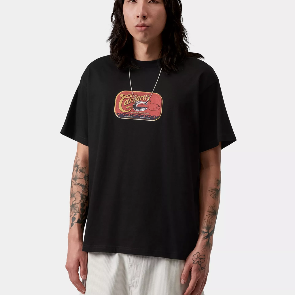 Carhartt WIP S/S Sardinas T-Shirt: Black