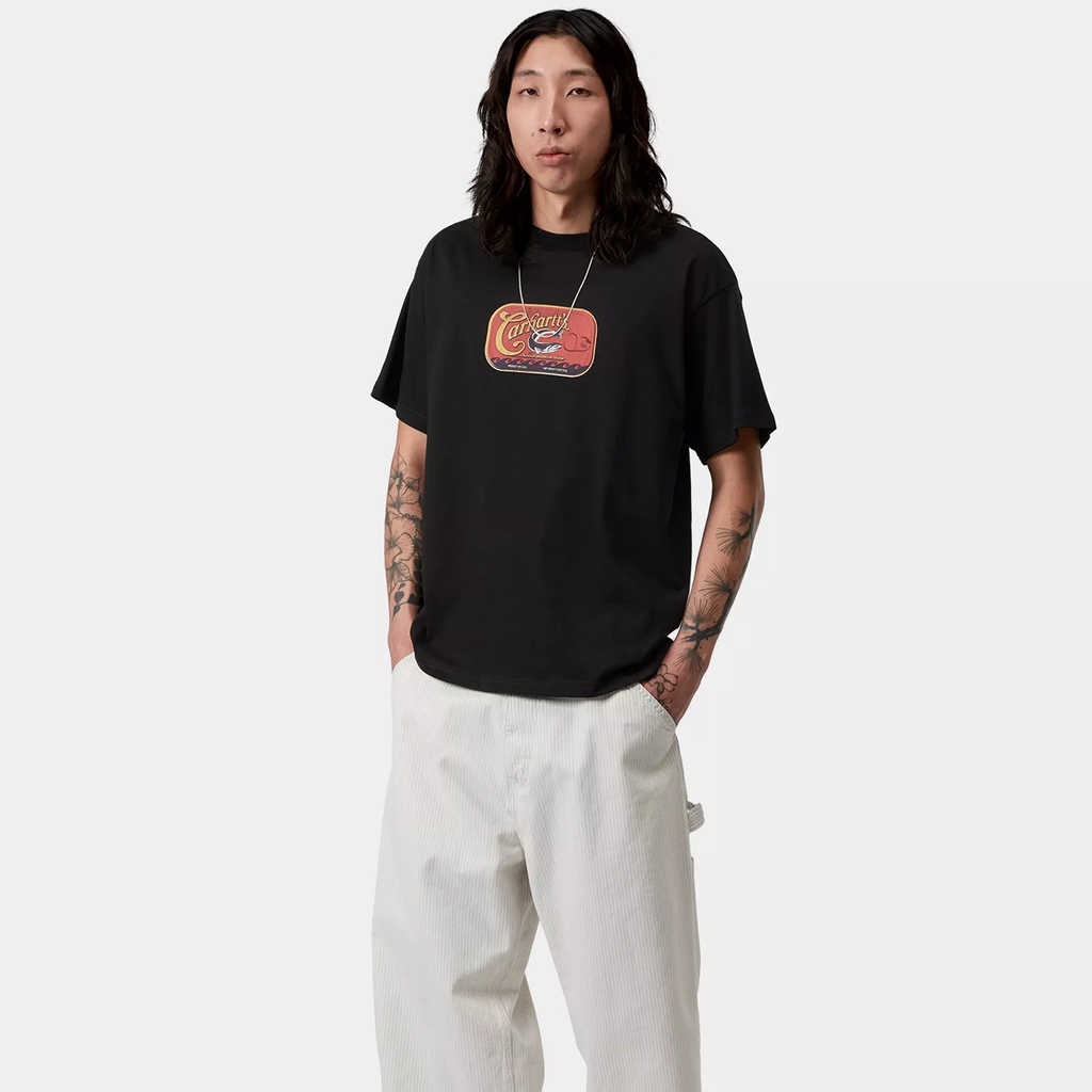 Carhartt WIP S/S Sardinas T-Shirt: Black