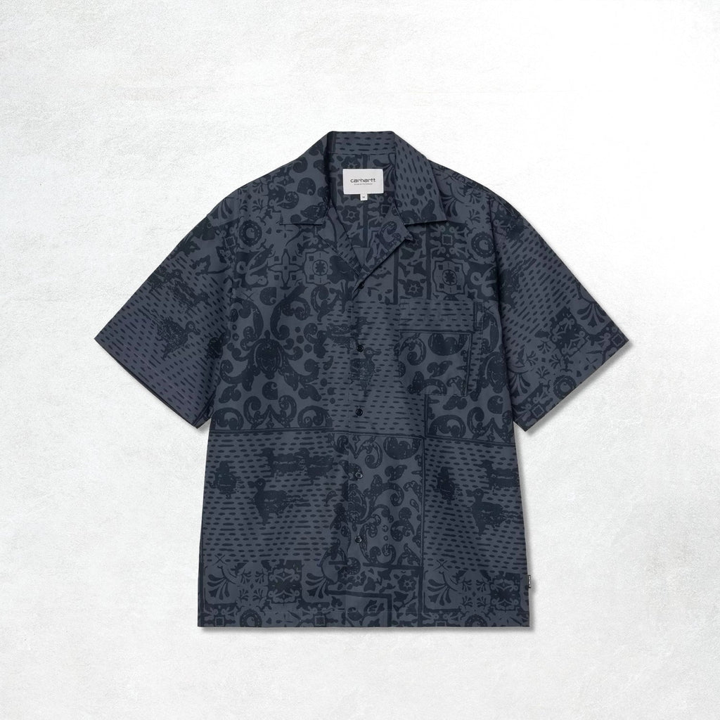 Carhartt WIP S/S Vestige Shirt: Vestige, Blue