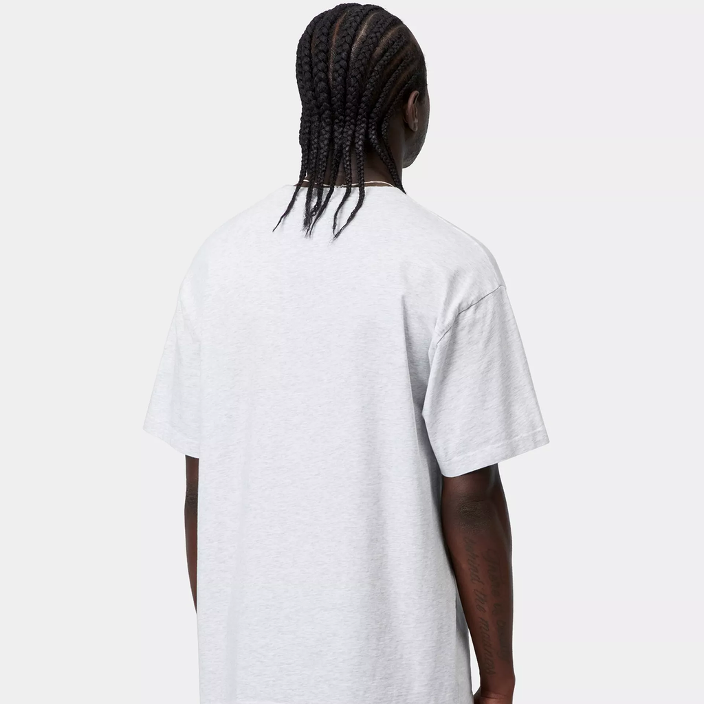 Carhartt WIP S/S WIP III T-Shirt: Ash Heather, Heavy Stone Wash
