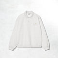 Carhartt WIP WIP Label Polo Sweat: Ash Heather
