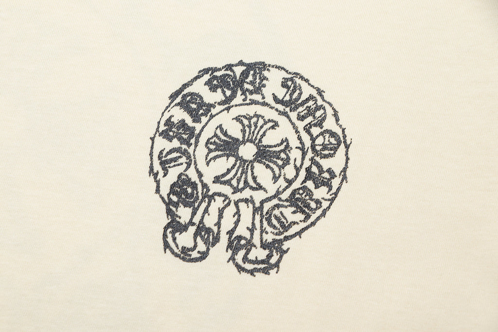 Chrome Hearts Sanskrit Horseshoe Cross T-shirt TB36