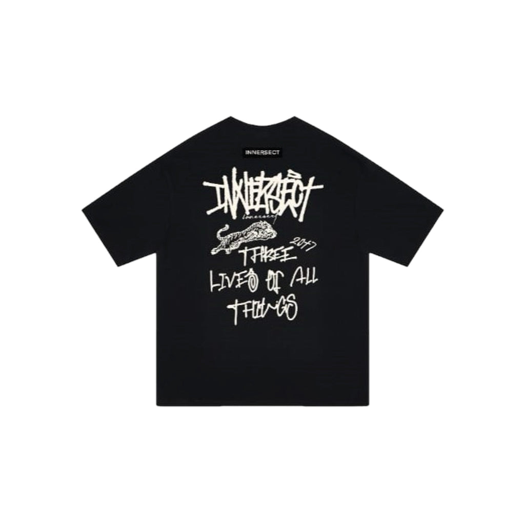 Innersect Vintage Graffiti T-Shirt 'Black'