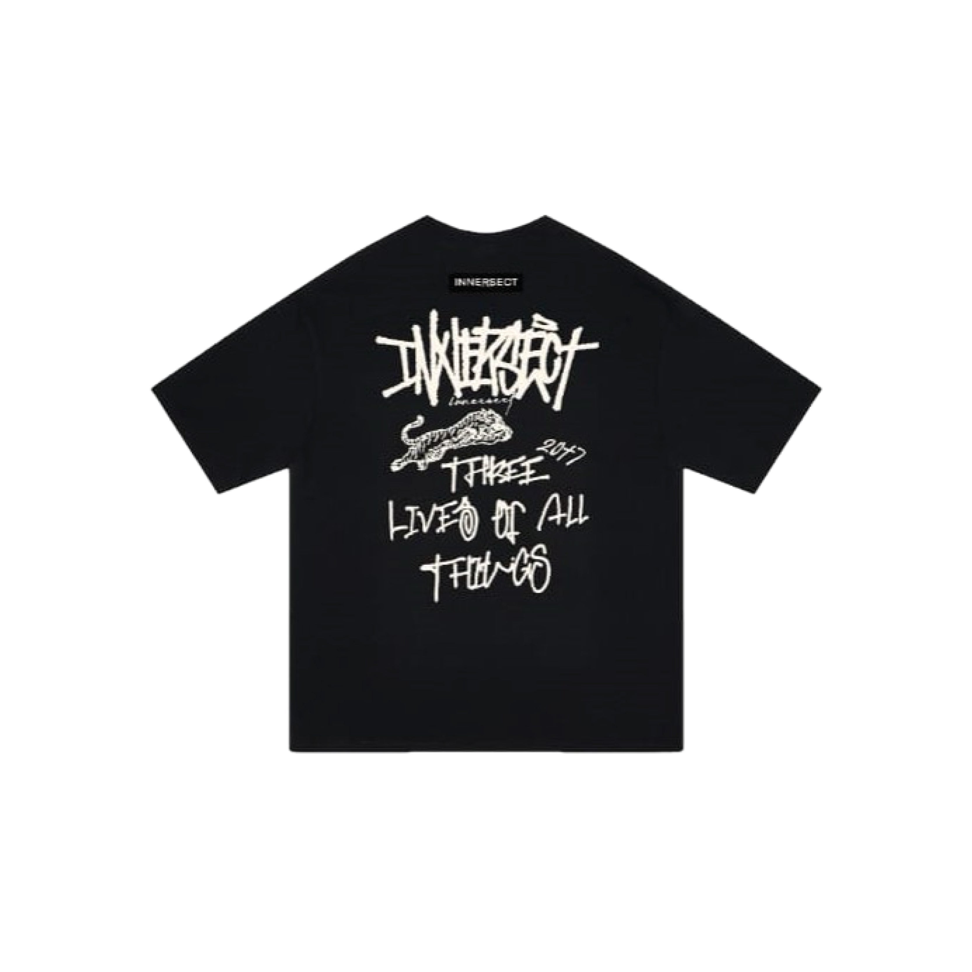 Innersect Vintage Graffiti T-Shirt 'Black'