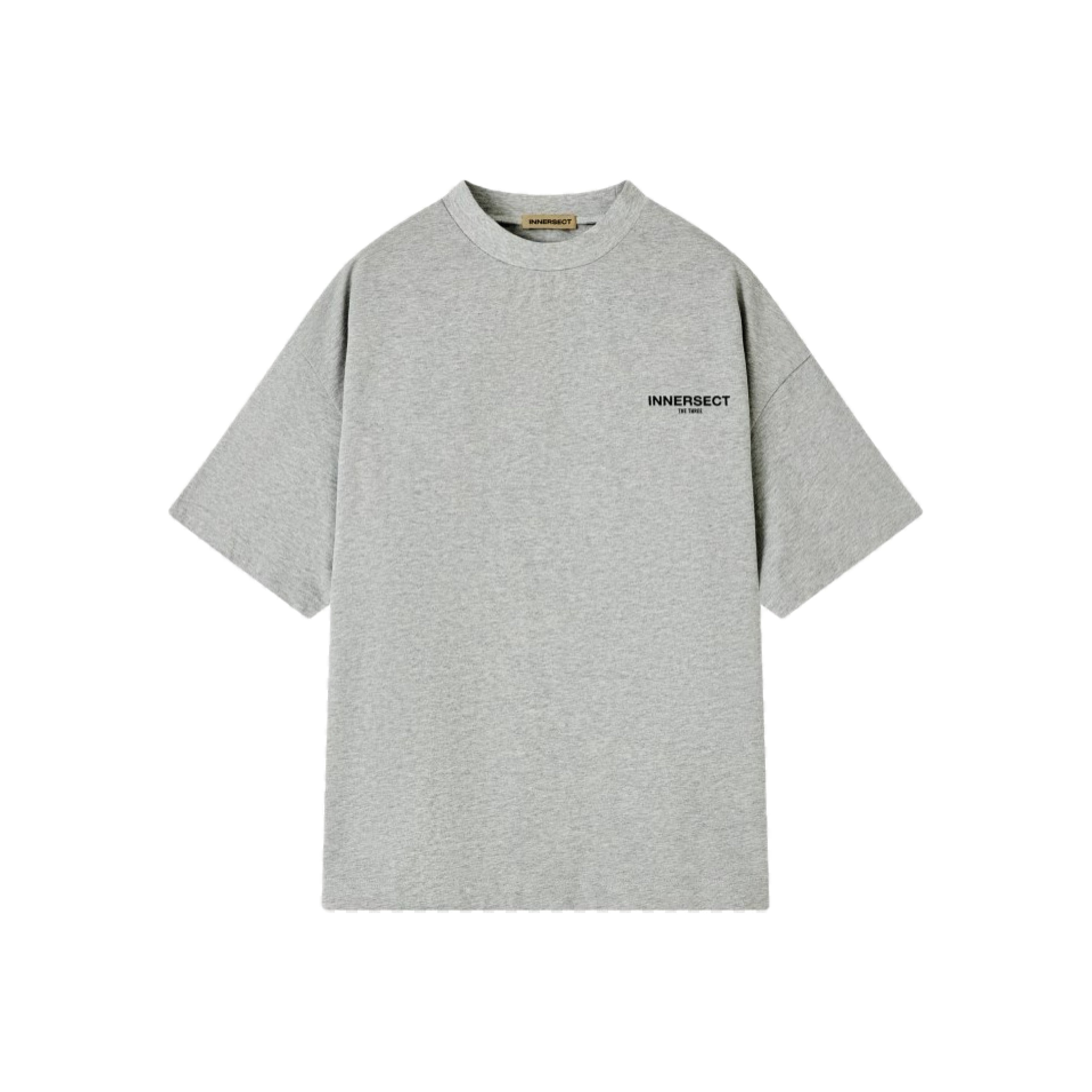 Innersect Logo Print Basic T-Shirt 'Dark Grey'